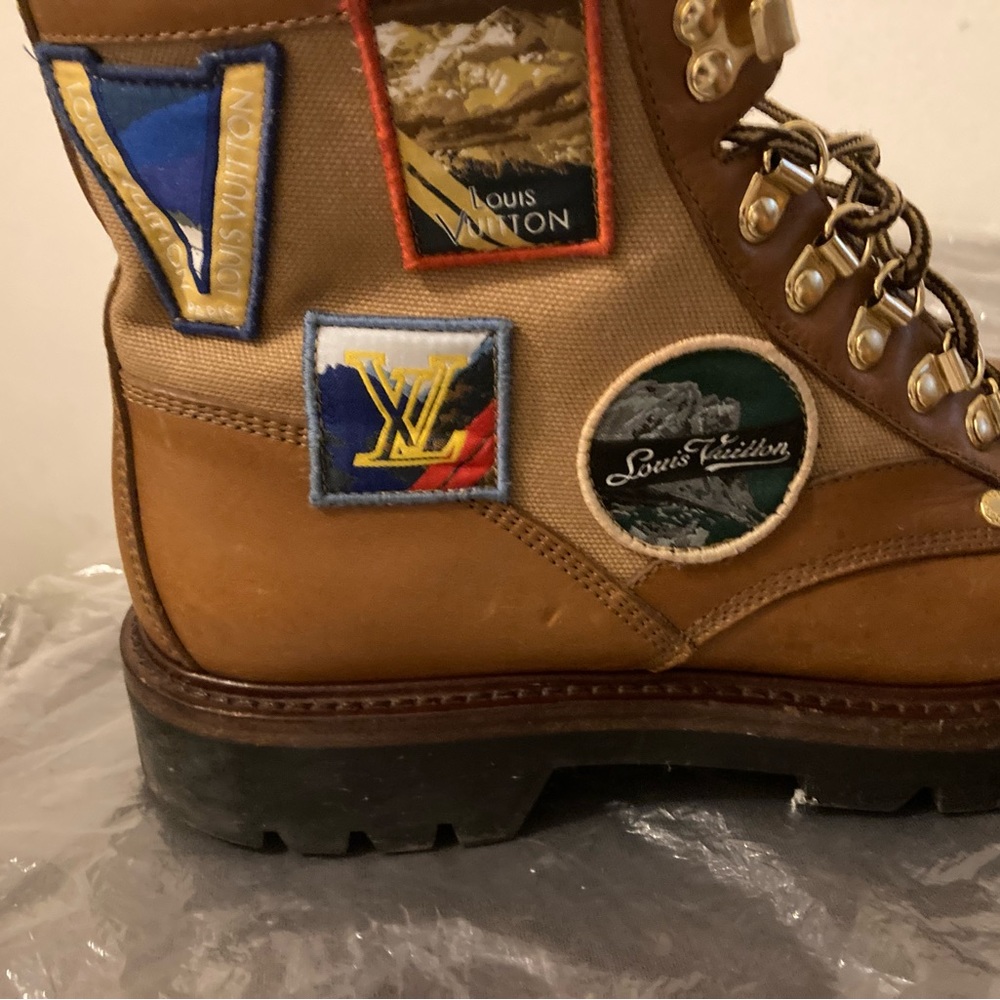 Louis Vuitton leather boots